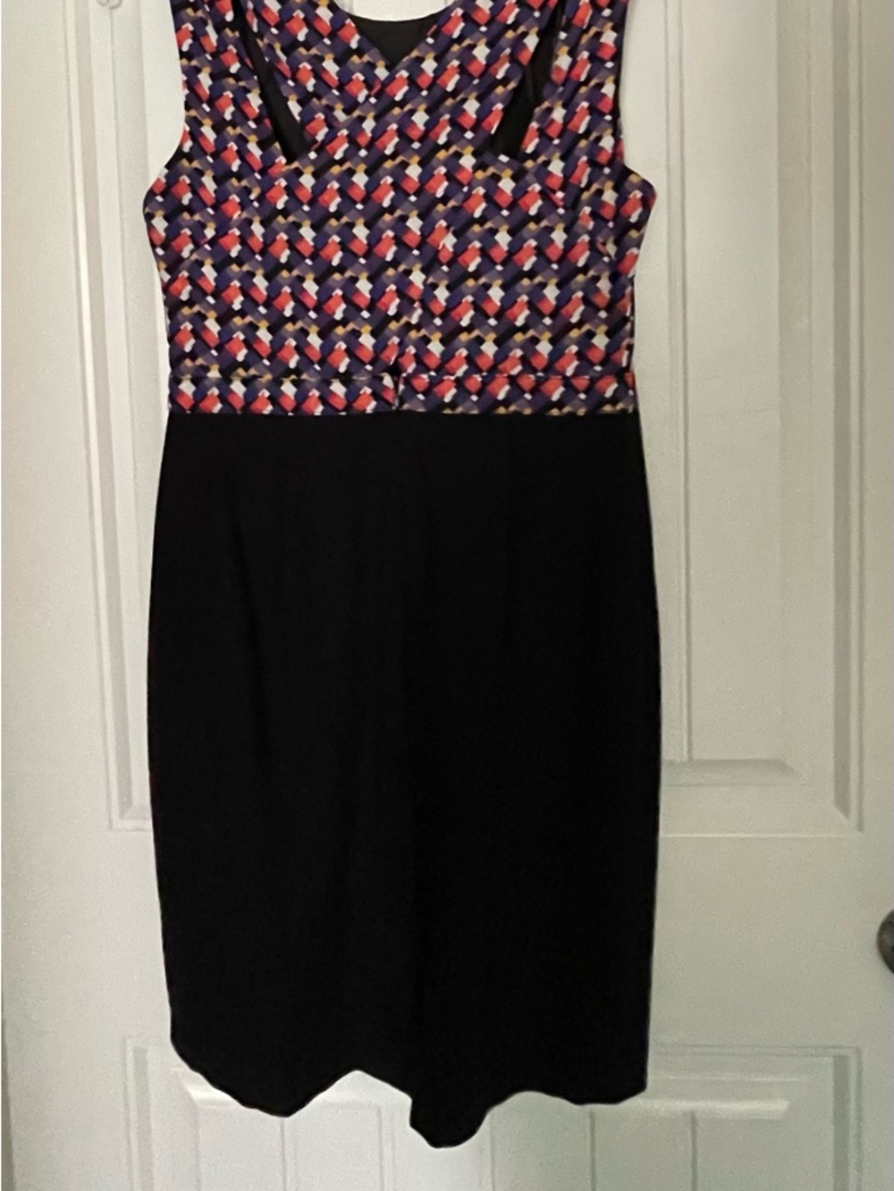 Worthington Black Sheath Dress with Crisscross Back - Picture 3 of 6